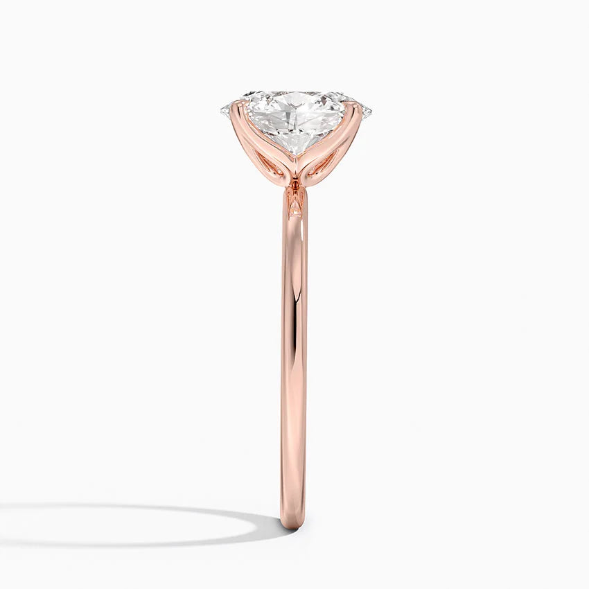 2.00 Karat D-VS Oval Tektaş Laboratuvar Pırlanta Yüzük